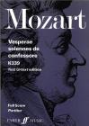 Vesperae Solennes de Confessore, K. 339: Full Score (Faber Edition) By Wolfgang Amadeus Mozart (Composer) Cover Image
