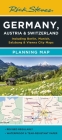 Rick Steves Germany, Austria & Switzerland Planning Map: Including Berlin, Munich, Salzburg & Vienna City Maps By Rick Steves Cover Image