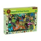 Rainforest Search & Find Puzzle By Mudpuppy, Jonathan Woodward (Illustrator) Cover Image