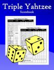 Triple Yahtzee Scorebook: Triple Yahtzee Score Pads By Patrick Marshall Cover Image