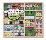 Wooden Town Play Set By Melissa & Doug (Created by) Cover Image
