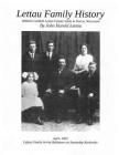 Lettau Family History By John H. Lettau Cover Image