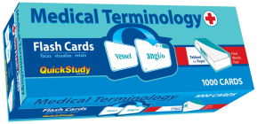 Medical Terminology Flash Cards (1000 Cards): A Quickstudy Reference Tool Cover Image