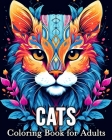 Cats Coloring Book for Adults: 50 Cute Images for Stress Relief and Relaxation Cover Image