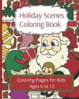 Holiday Scenes Coloring Book Cover Image