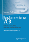 Handkommentar Zur Vob: Vob Teile a Und B, Vsvgv, Rechtsschutz Im Vergabeverfahren Cover Image