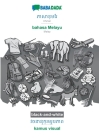 BABADADA black-and-white, Khmer (in khmer script) - bahasa Melayu, visual dictionary (in khmer script) - kamus visual: Khmer (in khmer script) - Malay By Babadada Gmbh Cover Image