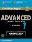 Cambridge English Advanced 1 for Revised Exam from 2015 Student's Book Pack (Student's Book with Answers and Audio CDs (2)): Authentic Examination Pap (Cae Practice Tests) By Various (Other) Cover Image