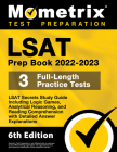 LSAT Prep Book 2022-2023 - LSAT Secrets Study Guide, 3 Full-Length Practice Tests Including Logic Games, Analytical Reasoning, and Reading Comprehensi Cover Image
