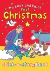 My Look and Point First Christmas Stick-a-Story Book By Christina Goodings, Annabel Hudson (Illustrator) Cover Image