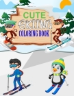 Cute Skiing Coloring Book: Skiing Adult Coloring Book By Wow Skiing Press Cover Image