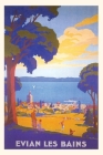 Vintage Journal Evian les Bains Travel Poster By Found Image Press (Producer) Cover Image