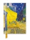 Vincent van Gogh: Café Terrace (Foiled Journal) (Flame Tree Notebooks) By Flame Tree Studio (Created by) Cover Image