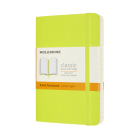 Moleskine Classic Notebook, Pocket, Ruled, Lemon Green, Soft Cover (3.5 X 5.5) By Moleskine Cover Image