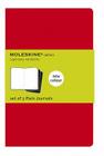 Moleskine Cahier Journal (Set of 3), Pocket, Plain, Cranberry Red, Soft Cover (3.5 x 5.5) (Cahier Journals) Cover Image
