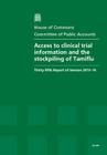 Access to Clinical Trial Information and the Stockpiling of Tamiflu: Hc 295 Cover Image