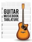 Guitar Music Book Tablature: Guitar Chord, Standard Staff & Tablature Cover Image