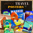 Vintage Travel Posters 2023 Square By Browntrout (Created by) Cover Image