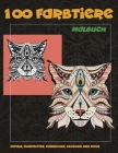 100 Farbtiere - Malbuch - Impala, Murmeltier, Kaninchen, Krokodil und mehr By Ruth Junge Cover Image