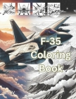 F-35 Coloring Book: F-35 Lightning combat aircraft coloring book Cover Image