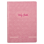 KJV Kids Bible, 40 Pages Full Color Study Helps, Presentation Page, Ribbon Marker, Holy Bible for Children Ages 8-12, Light Pink Hearts Faux Leather F Cover Image