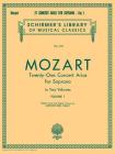 21 Concert Arias for Soprano - Volume I: Schirmer Library of Classics Volume 1751 Voice and Piano By Wolfgang Amadeus Mozart (Composer), L. Finley (Editor) Cover Image
