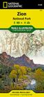 Zion National Park Map (National Geographic Trails Illustrated Map #214) By National Geographic Maps Cover Image