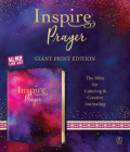 Inspire Prayer Bible Giant Print NLT (Leatherlike, Purple): The Bible for Coloring & Creative Journaling Cover Image