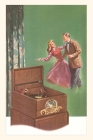 Vintage Journal Forties Couple Dancing to Record Player Cover Image