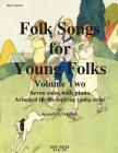 Folks Songs for Young Folks, Vol. 2 - bass clarinet and piano By Kenneth Friedrich Cover Image