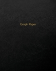 Graph Paper: Executive Style Composition Notebook - Elegant Black Leather Style, Softcover - 8 x 10 - 100 pages (Office Essentials) By Birchwood Press Cover Image