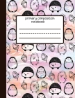Hedgehog: Primary Composition Notebook, Special Space For Picture Or Drawing Space And Dashed Mid line, Kindergarten to Early Ch By Ellen Kids Journal Cover Image