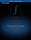 Student Solutions Manual for Stewart's Essential Calculus: Early Transcendentals, 2nd By James Stewart Cover Image