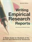 Writing Empirical Research Reports: A Basic Guide for Students of the Social and Behavioral Sciences By Fred Pyrczak Cover Image