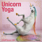 Unicorn Yoga 2024 7 X 7 Mini Wall Calendar By Willow Creek Press Cover Image