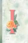 I: Beautifully Monogrammed Composition Book and Notebook for School, Home and Fun By Delicate Flower Press Cover Image