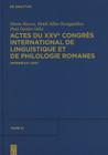 Actes Du Xxve Congrès International de Linguistique Et de Philologie Romanes. Tome III By Maria Iliescu (Editor), Paul Danler (Editor), Heidi Siller-Runggaldier (Editor) Cover Image