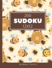 200 Sudoku 12x12 normal e difícil Vol. 11: com soluções e quebra-cabeças bônus By Morari Media Pt Cover Image
