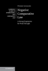 Negative Comparative Law (Cambridge Studies in International and Comparative Law #167) Cover Image