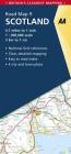 Scotland Road Map (AA Road Map Britain) By AA Publishing Cover Image
