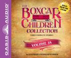 The Boxcar Children Collection Volume 38 (Library Edition): The Ghost in the First Row, The Box that Watch Found, A Horse Named Dragon By Gertrude Chandler Warner, Aimee Lilly (Narrator), Tim Gregory (Narrator) Cover Image