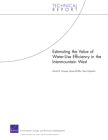 Estimating the Value of Water-Use Efficiency in the Intermountain West By David G. Groves, James Griffin, Sara Hajiamiri Cover Image
