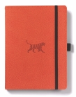Dingbats* Wildlife A5 Orange Tiger Notebook - Dotted  Cover Image