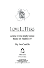 Love Letters Study Guide By Joe Castillo Cover Image