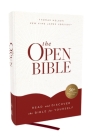 The Open Bible: Read and Discover the Bible for Yourself (Nkjv, Hardcover, Red Letter, Comfort Print) Cover Image