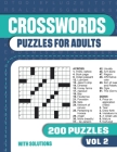 Crosswords Puzzles for Adults: Crossword Book with 200 Puzzles for Adults. Seniors and all Puzzle Book Fans - Vol 2 By Visupuzzle Books Cover Image