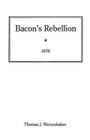 Bacon's Rebellion, 1676 Cover Image
