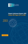 Dispute Settlement Reports 2003 Cover Image