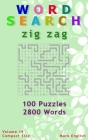 Word Search: Zig Zag, 100 Puzzles, 2800 Words, Volume 19, Compact 5