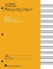 Standard Manuscript Paper ( Yellow Cover) By Hal Leonard Corp (Editor) Cover Image